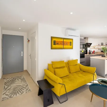 Les Voiles D Azur, Duplex Moderne Avec Vue Sur Le Port Et La Mer, A 2 Minutes Des Plages
